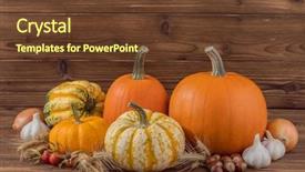  Presentation with harvest - Beautiful PPT layouts featuring rosehip berries on wooden background backdrop and a tawny brown colored foreground