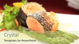  Presentation with asparagus - 