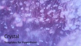  Presentation with ink - Slide deck having roses blue - cloudy purple and white ink background and a light blue colored foreground