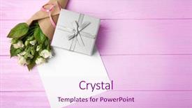  Presentation with war roses tudor rose - Slides with empty space text international - roses card and gift box background and a pink colored foreground