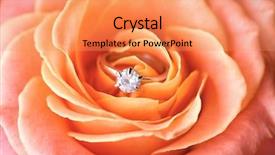  Presentation with engagement - Colorful PPT theme enhanced with roses diamonds - rose with beautiful engagement ring backdrop and a  colored foreground