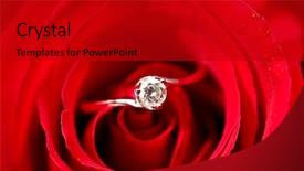  Presentation with olympic games ring - PPT layouts having roses diamonds - rose with ring background and a black colored foreground