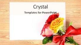  Presentation with happy birthday mama greeting card - PPT layouts with roses with a greeting card background and a  colored foreground