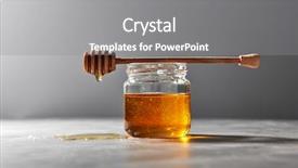  Presentation with organic - Amazing theme having rosh hashanah - dripping organic natural fresh honey backdrop and a gray colored foreground