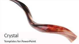  Presentation with rosh hashanah - Presentation enhanced with rosh hashanah - ram horn shofar isolated background and a white colored foreground