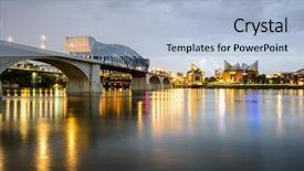  Presentation with chattanooga - PPT theme consisting of rosses - chattanooga tennessee usa city skyline background and a light blue colored foreground