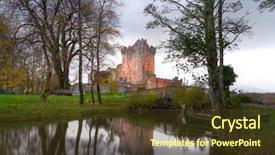 Presentation with killarney - Amazing theme having rosses - ross castle reflected backdrop and a tawny brown colored foreground