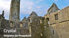  Presentation with ireland - Beautiful PPT layouts featuring old red accordion isolated on a white background backdrop and a light gray colored foreground