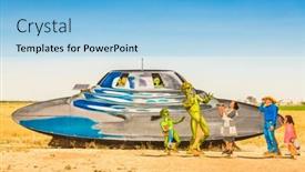  Presentation with incident - Audience pleasing slide set consisting of roswell-new-mexico-june-23 backdrop and a light blue colored foreground