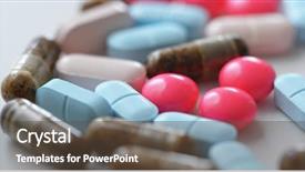  Presentation with medicine - Beautiful slides featuring rotate - group of different medicine backdrop and a tawny brown colored foreground