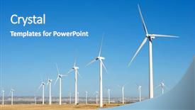  Presentation with electric pole electrical power poles - Cool new presentation with rolling mill - windmills for electric power production backdrop and a teal colored foreground