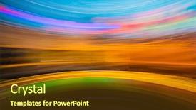  Presentation with light abstract - Amazing slide deck having rotational motion graphics - abstract blurred light background backdrop and a tawny brown colored foreground