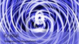  Presentation with black and blue - Audience pleasing presentation theme consisting of rotational motion graphics - blue vortex against black background backdrop and a cobalt blue colored foreground