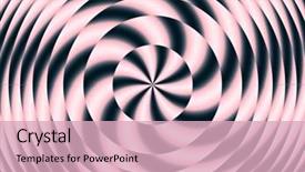  Presentation with background and significance - Presentation enhanced with rotational motion graphics - spirals background background and a lemonade colored foreground