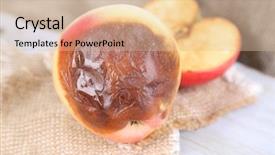  Presentation with wooden board for oktoberfest - Audience pleasing PPT theme consisting of christmas drink with whipped cream backdrop and a dark gray colored foreground.