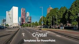  Presentation with washington dc city skyline - Amazing presentation theme having rotterdam city cityscape skyline backdrop and a  colored foreground