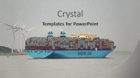  Presentation with container port - 