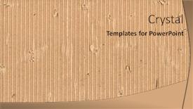  Presentation with corrugated cardboard - Amazing presentation design having rough-and-torn-corrugated-cardboard backdrop and a coral colored foreground