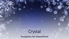  Presentation with rough - Slides consisting of rough blue holiday cover background and a light blue colored foreground