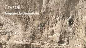  Presentation with rough - Presentation design having rough-bumpy-old-concrete-texture background and a coral colored foreground