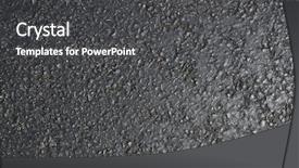  Presentation with black road - Audience pleasing presentation design consisting of rough roads - black asphalt road texture background backdrop and a dark gray colored foreground