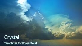  Presentation with rough - Cool new presentation with rough sea - beginning of the storm photo backdrop and a tawny brown colored foreground