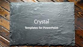  Presentation with rough - Beautiful PPT theme featuring rough slate background backdrop and a gray colored foreground