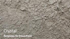  Presentation with rough - Presentation design featuring rough-unpainted-concrete-wall-background background and a gray colored foreground