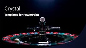  Presentation with roulette - Colorful presentation enhanced with roulette-table-close-up backdrop and a black colored foreground