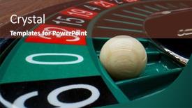  Presentation with roulette wheel - Slide deck enhanced with roulette-wheel-close-up background and a  colored foreground