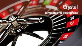  Presentation with roulette - Cool new presentation theme with roulette backdrop and a tawny brown colored foreground