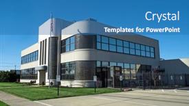  Presentation with glass - Cool new theme with round-cornered-glass-block-business backdrop and a teal colored foreground