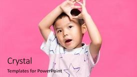  Presentation with dance beautiful couple dancing ballroom - PPT theme with round dance - little kid dancing background and a coral colored foreground