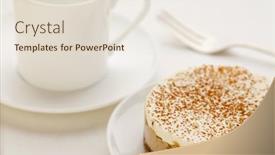  Presentation with cheesecake - 