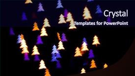  Presentation with green abstract bokeh lights - Cool new presentation theme with round sign new year - abstract background of holiday lights backdrop and a navy blue colored foreground