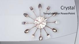  Presentation with clock - PPT layouts consisting of round sign new year - modern clock showing precise time background and a  colored foreground