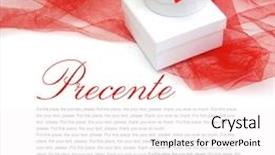  Presentation with rabies is present - Theme having round sign new year - present background and a  colored foreground