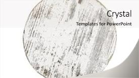  Presentation with vintage cooking - Colorful PPT theme enhanced with round white wooden cooking board backdrop and a lemonade colored foreground