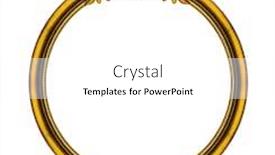  Presentation with path - PPT theme having round-wooden-vintage-frame-isolated background and a white colored foreground