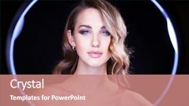  Presentation with roundabout - Colorful presentation theme enhanced with studio light from a roundabout backdrop and a coral colored foreground