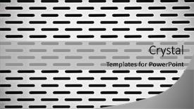  Presentation with metal sodium - PPT layouts consisting of rounded rectangle - pattern of metal background background and a light gray colored foreground