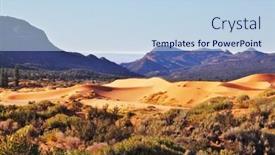  Presentation with yellow orange - Cool new slides with roundish-forms-of-orange-yellow backdrop and a light blue colored foreground