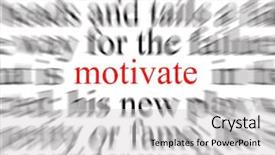  Presentation with focus - Beautiful theme featuring rouse - blurred text with a focus backdrop and a light gray colored foreground