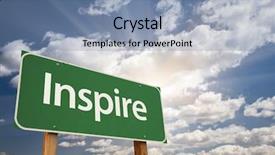  Presentation with inspire - Presentation theme enhanced with rouse - inspire green road sign background and a seafoam green colored foreground