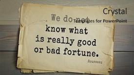  Presentation with enlightenment - Beautiful slide deck featuring rousseau french philosopher writer thinker backdrop and a coral colored foreground