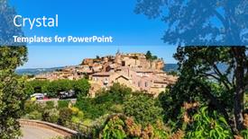  Presentation with route - Slide set featuring roussillon-is-one background and a teal colored foreground