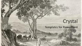  Presentation with route - Beautiful presentation theme featuring route to fort napoleon create backdrop and a light gray colored foreground