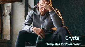  Presentation with alcohol prohibition - Amazing presentation having rov - male robber with bottle backdrop and a wine colored foreground