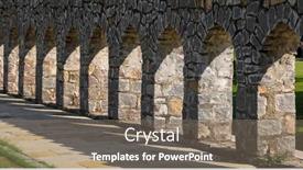  Presentation with arches - Presentation consisting of row-of-arches-at-historic background and a gray colored foreground