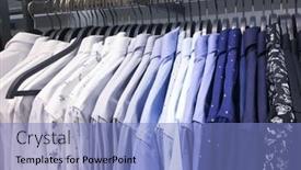  Presentation with long sleeve - Beautiful PPT layouts featuring row-of-different-fashion-long backdrop and a light blue colored foreground